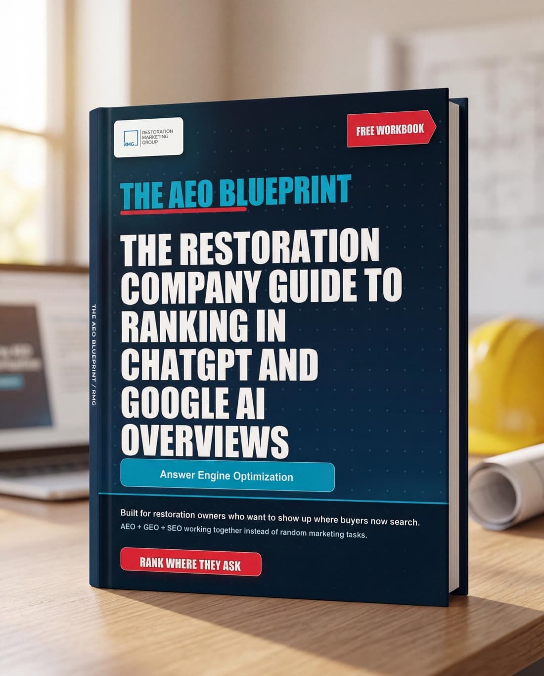 The AEO Blueprint workbook — the restoration company guide to ranking in ChatGPT and Google AI Overviews